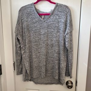 Color Thread Grey Shirt